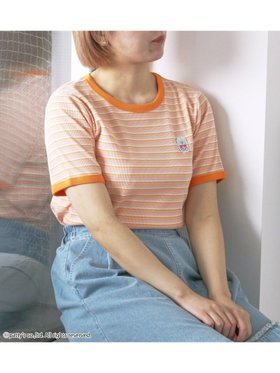 【エヘカソポ/ehka sopo】の【SWIMMER】ボーダーTシャツ 人気、トレンドファッション・服の通販 founy(ファニー) インナー Inner コレクション Collection サロペット Overalls バランス Balance フィット Fit フロント Front ベーシック Basic ボーダー Border |ID:prp329100004538325