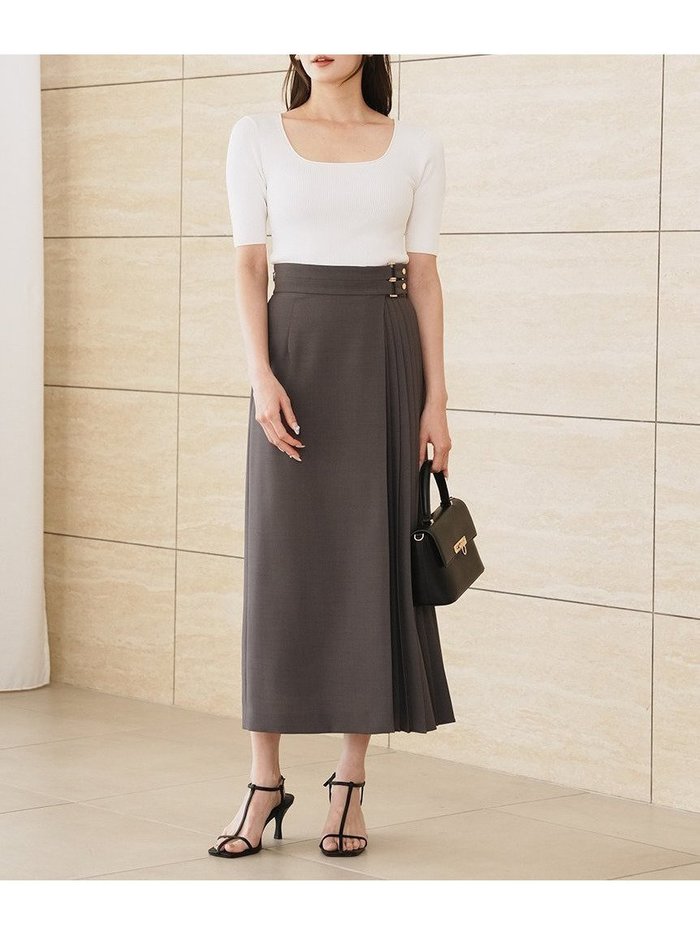 【スナイデル/SNIDEL】のプリーツロングスカート インテリア・キッズ・メンズ・レディースファッション・服の通販 founy(ファニー) https://founy.com/ ファッション Fashion レディースファッション Ladies' Fashion Online スカート Skirt ロングスカート Long Skirt おすすめ Recommend クラシカル Classical ストレート Straight トレンド Trend バランス Balance プリーツ Pleats ラップ Wrap |ID: prp329100004538331 ipo3291000000032689082