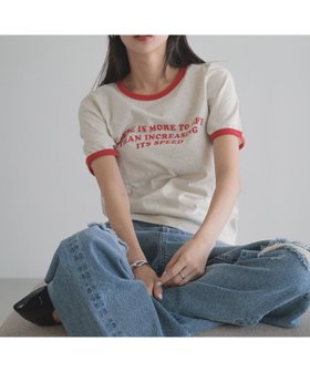 【ローリーズファーム/LOWRYS FARM】のリンガーロゴTEE 人気、トレンドファッション・服の通販 founy(ファニー) ファッション Fashion レディースファッション WOMEN おすすめ Recommend インナー Inner コンパクト Compact サロペット Overalls ジャケット Jacket デニム Denim トレンド Trend |ID:prp329100004538396