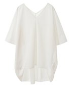 【その他のブランド/Other】のVネック布帛コンビトップス ホワイト|ID: prp329100004538467 ipo3291000000032069065