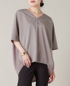 【その他のブランド/Other】のVネック布帛コンビトップス モカ|ID: prp329100004538467 ipo3291000000032069067