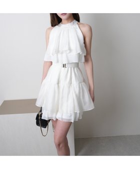 【リップサービス/LIP SERVICE】のLIP SERVICE/ボリュームティアードアメスリチュニック 人気、トレンドファッション・服の通販 founy(ファニー) ファッション Fashion レディースファッション WOMEN トップス・カットソー Tops/Tshirt おすすめ Recommend エアリー Airy ガーリー Girly シアー Sheer シフォン Chiffon ダウン Down チュニック Tunic ティアード Tiered デニム Denim ボトム Bottom 羽織 Haori |ID:prp329100004538476