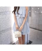 【リップサービス/LIP SERVICE】のLIP SERVICE/ボリュームティアードアメスリチュニック 人気、トレンドファッション・服の通販 founy(ファニー) ファッション Fashion レディースファッション WOMEN トップス・カットソー Tops/Tshirt おすすめ Recommend エアリー Airy ガーリー Girly シアー Sheer シフォン Chiffon ダウン Down チュニック Tunic ティアード Tiered デニム Denim ボトム Bottom 羽織 Haori thumbnail ブルー|ID: prp329100004538476 ipo3291000000032269013