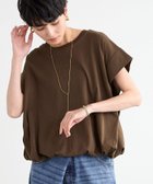 【バンヤードストーム/BARNYARDSTORM】のウエストゴムスムースプルオーバー 人気、トレンドファッション・服の通販 founy(ファニー) ファッション Fashion レディースファッション WOMEN トップス・カットソー Tops/Tshirt プルオーバー Pullover カットソー Cut And Sew シンプル Simple ジャケット Jacket デニム Denim フォルム Form ボトム Bottom エレガント 上品 Elegant ビジネス 仕事 通勤 Business thumbnail ブラウン|ID: prp329100004538488 ipo3291000000032373487