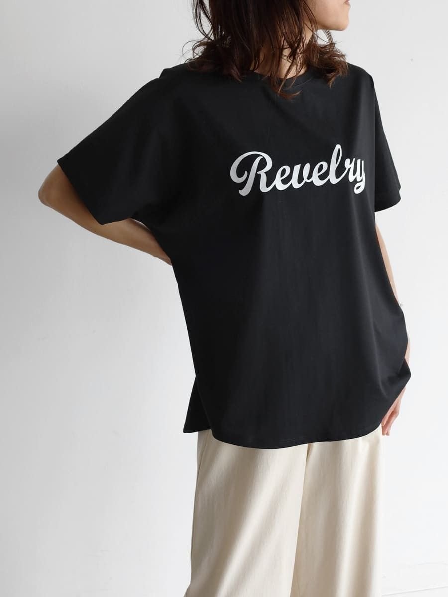 【ラシュッド/LASUD】のオーバーシルエットロゴカットソー 人気、トレンドファッション・服の通販 founy(ファニー) 　ファッション　Fashion　レディースファッション　WOMEN　トップス・カットソー　Tops/Tshirt　カットソー　Cut and Sewn　プレート　Plate　メタル　Metal　 other-1|ID: prp329100004538520 ipo3291000000032069330