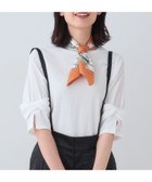 【インディヴィ/INDIVI】の【洗える/吸水速乾/UVケア】ねじりデザイン袖カットソー ホワイト|ID: prp329100004538567 ipo3291000000032566583