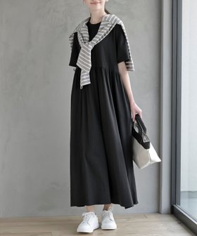 【アールピーエス/rps】のウエストギャザーフレアーカットワンピース 人気、トレンドファッション・服の通販 founy(ファニー) ファッション Fashion レディースファッション WOMEN ワンピース Dress ガーリー Girly ギャザー Gather 再入荷 Restock/Back In Stock/Re Arrival |ID:prp329100004538575