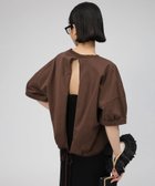 【バビロン/BABYLONE / KIDS】の【柳橋唯さんYouTube紹介アイテム】バックオープンカットソー 人気、トレンドファッション・服の通販 founy(ファニー) ファッション Fashion キッズファッション KIDS トップス・カットソー Tops/Tees/Kids キュプラ Cupra シンプル Simple スリット Slit センター Center デニム Denim トレンド Trend バランス Balance フェミニン Feminine リボン Ribbon ワイド Wide 再入荷 Restock/Back In Stock/Re Arrival 夏 Summer thumbnail ブラウン50|ID: prp329100004538585 ipo3291000000032305677