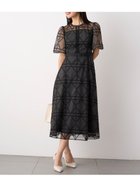【セルフォード/CELFORD】のプレイドパターンチュールドレス BLK[009]|ID: prp329100004538609 ipo3291000000032069806