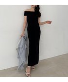 【アニュアンス/anuans】のムーンネックニットワンピース NAVY|ID:prp329100004538621