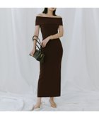 【アニュアンス/anuans】のムーンネックニットワンピース BROWN|ID: prp329100004538621 ipo3291000000032751140