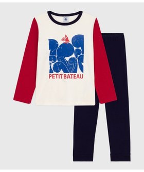 【プチバトー/PETIT BATEAU / KIDS】のパジャマ 人気、トレンドファッション・服の通販 founy(ファニー) ファッション Fashion キッズファッション Fashion for Kids おすすめ Recommended / Our Picks パジャマ Pajamas, Sleepwear プリント Print, Printed Pattern リラックス Relax, Relaxed Fit 長袖 Long Sleeve, Full Sleeve |ID:prp329100004538704