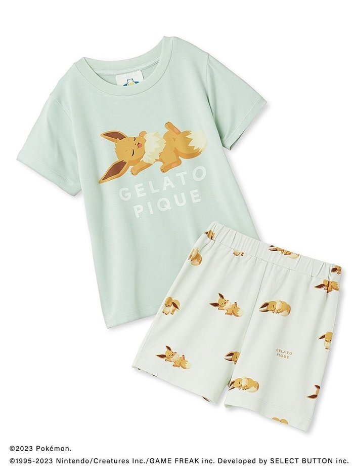 【ジェラート ピケ/gelato pique / KIDS】の【ポケモンスリープ】【キッズ】接触冷感プリントTシャツ ショートパンツセット インテリア・キッズ・メンズ・レディースファッション・服の通販 founy(ファニー) https://founy.com/ ファッション Fashion キッズファッション Fashion for Kids ボトムス Bottoms お家時間・ステイホーム Stay Home / At Home とろみ Fluid, Flowy Fabric カットソー Cut and Sewn Top ショート Short, Short Length プリント Print, Printed Pattern ベビー Baby, Babywear メンズ Men's, Menswear |ID: prp329100004538733 ipo3291000000032495064