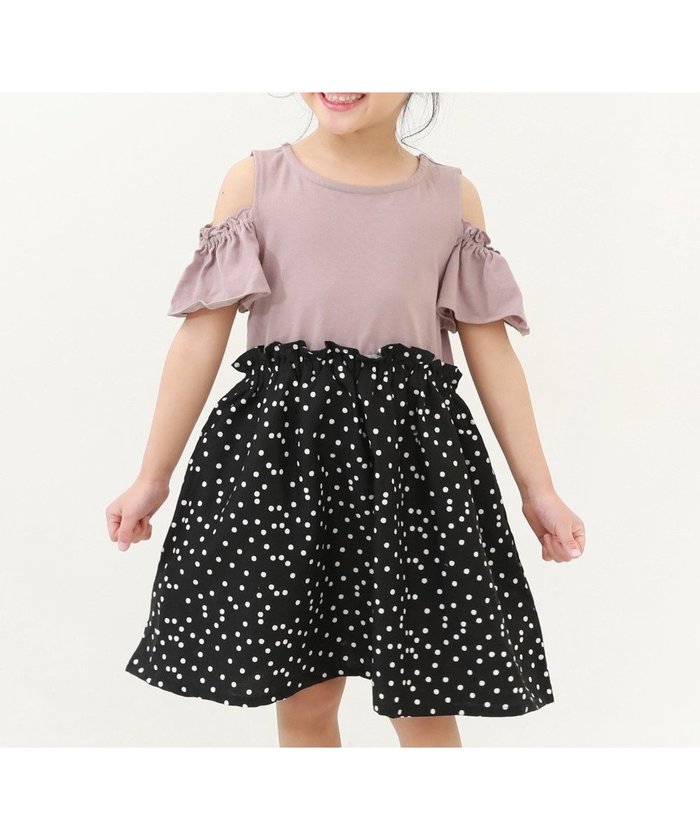 【デビロック/devirock / KIDS】のオフショル ドッキングワンピース インテリア・キッズ・メンズ・レディースファッション・服の通販 founy(ファニー) https://founy.com/ ファッション Fashion キッズファッション KIDS ワンピース Dress/Kids オフショル Off Shoulder オフショルダー Off Shoulder キャップ Cap サンダル Sandals スニーカー Sneakers ドッキング Docking ブロード Broad |ID: prp329100004538746 ipo3291000000032070424
