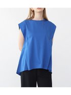 【ラシュッド/LASUD】のNORITAKE 80/Cotton smooth タックショルダーカットソー ロイヤルブルー|ID: prp329100004538770 ipo3291000000033565179