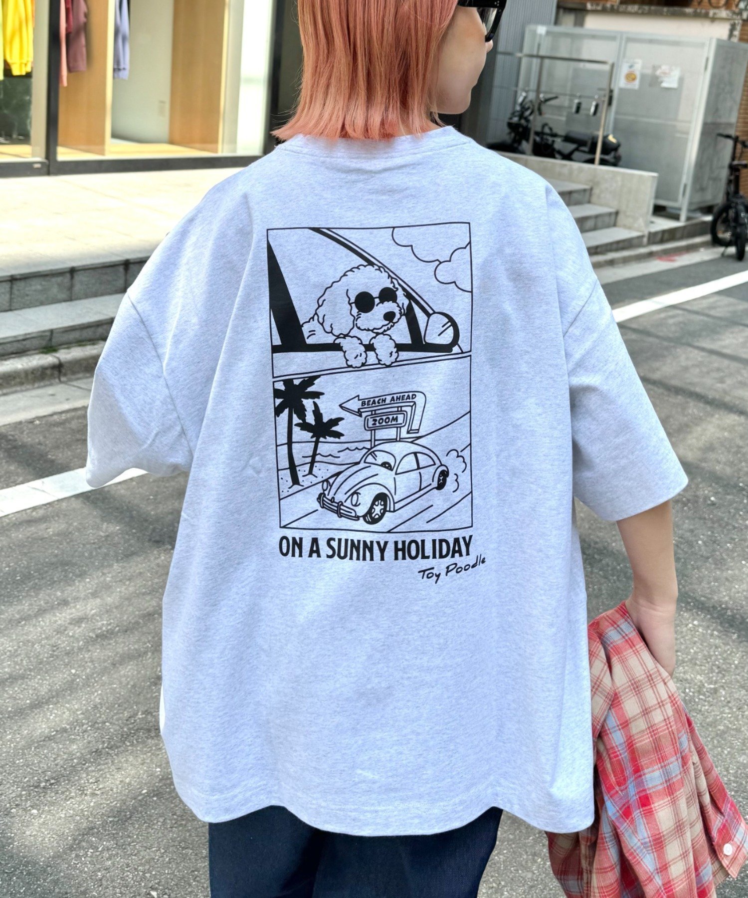 【チャオパニックティピー/CIAOPANIC TYPY】の【DOGS】ユニセックスアニマル刺繍ロゴ半袖TEE インテリア・キッズ・メンズ・レディースファッション・服の通販 founy(ファニー) 　ファッション　Fashion　レディースファッション　Ladies' Fashion Online　トップス・カットソー　Tops/Tshirt　アニマル　Animal　ストライプ　Stripe　スラックス　Slacks　デニム　Denim　トレンド　Trend　プリント　Print　半袖　Short Sleeve　おすすめ　Recommend　夏　Summer　ライトグレー|ID: prp329100004538778 ipo3291000000032606349