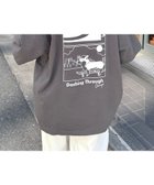 【チャオパニックティピー/CIAOPANIC TYPY】の【DOGS】ユニセックスアニマル刺繍ロゴ半袖TEE チャコールグレー|ID: prp329100004538778 ipo3291000000032606350