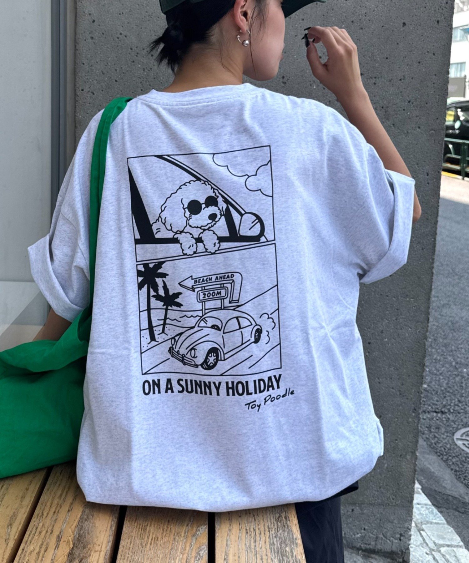 【チャオパニックティピー/CIAOPANIC TYPY】の【DOGS】ユニセックスアニマル刺繍ロゴ半袖TEE インテリア・キッズ・メンズ・レディースファッション・服の通販 founy(ファニー) 　ファッション　Fashion　レディースファッション　Fashion for Women　トップス・カットソー　Cut & Sew Tops　アニマル　Animal Print　ストライプ　Stripe, Striped Pattern　スラックス　Slacks, Dress Pants　デニム　Denim, Jeans Material　トレンド　Trend, Trending Now　プリント　Print, Printed Pattern　半袖　Short Sleeve, Half Sleeve　おすすめ　Recommended / Our Picks　夏　Summer　ライトグレー|ID: prp329100004538778 ipo3291000000033975611