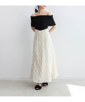 【ランダ/RANDA】のオフショルニットドッキングワンピース 人気、トレンドファッション・服の通販 founy(ファニー) ファッション Fashion レディースファッション WOMEN ワンピース Dress シューズ Shoes トレンド Trend ドッキング Docking フィット Fit フレア Flare |ID:prp329100004538780