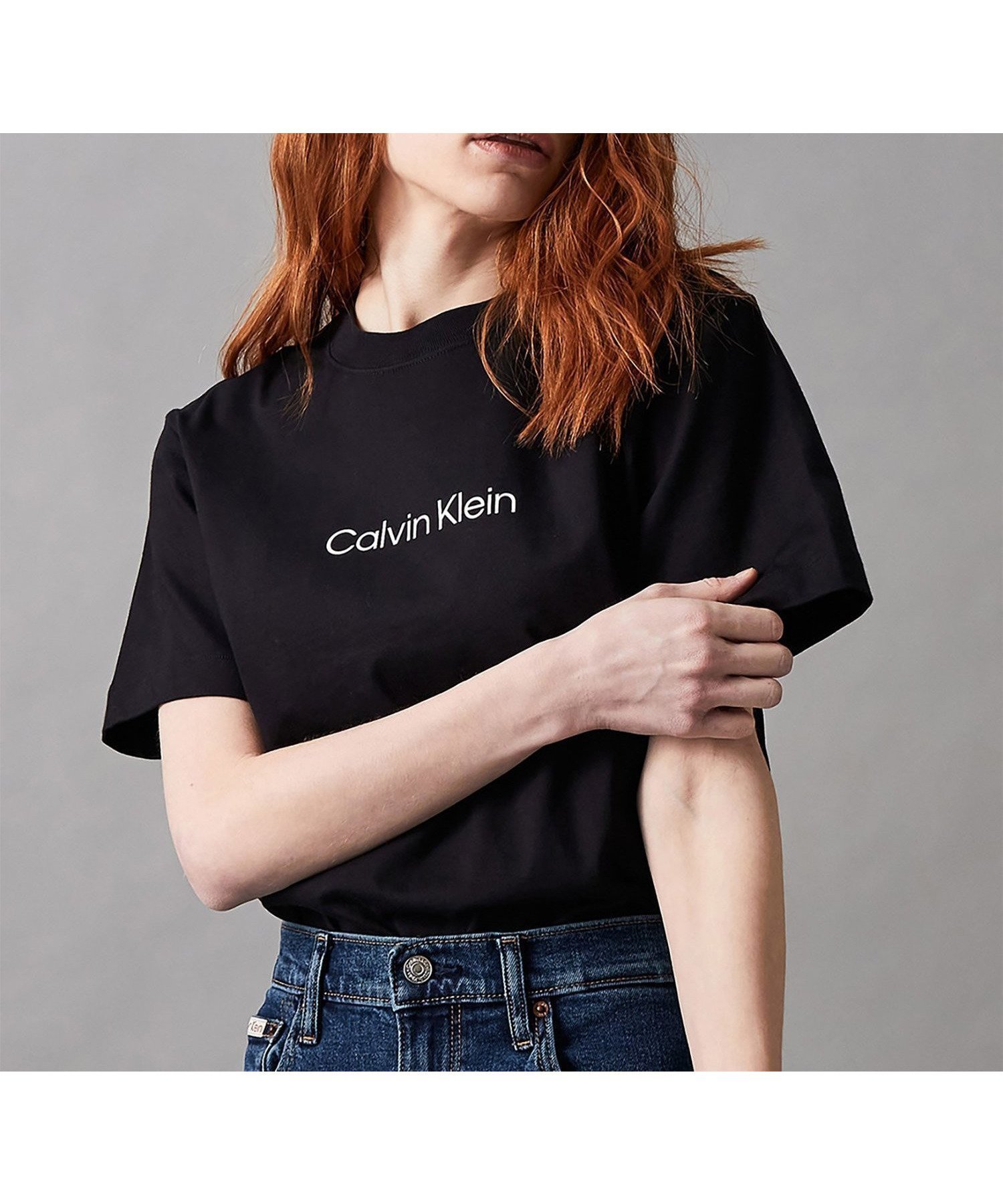 【カルバンクライン/Calvin Klein】の【公式ショップ】 カルバンクライン モダン ボクシー Tシャツ Calvin Klein Jeans 40WH113 インテリア・キッズ・メンズ・レディースファッション・服の通販 founy(ファニー) 　ファッション　Fashion　レディースファッション　WOMEN　トップス・カットソー　Tops/Tshirt　シャツ/ブラウス　Shirts/Blouses　ロング / Tシャツ　T-Shirts　2022年　2022　2022 春夏 S/S　Ss,Spring/Summer,2022　コレクション　Collection　モダン　Modern　夏　Summer　S/S・春夏　Ss・Spring/Summer　Black Beauty|ID: prp329100004538800 ipo3291000000032097517