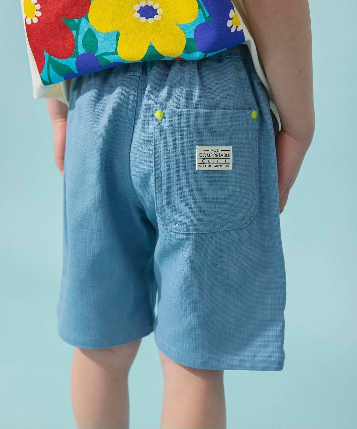 【その他のブランド/Other】のサマーエール プリペラパンツ 5分丈 インテリア・キッズ・メンズ・レディースファッション・服の通販 founy(ファニー) 　ファッション　Fashion　キッズファッション　KIDS Children’s Clothing　ボトムス　Bottoms/Kids　おすすめ　Recommend　アウトドア　Outdoor　サマー　Summer　シンプル　Simple　夏　Summer　定番　Standard　ブルー|ID: prp329100004538804 ipo3291000000032626314