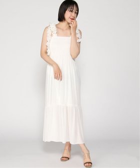 【イング/INGNI】のINGNI/肩フリルリボンシアーシャーリングOP 人気、トレンドファッション・服の通販 founy(ファニー) ファッション Fashion レディースファッション WOMEN ワンピース Dress インナー Inner シアー Sheer シャーリング Shirring ジャケット Jacket スマホ Smartphone フィット Fit フェミニン Feminine フリル Frills フレア Flare リボン Ribbon ロング Long おすすめ Recommend 夏 Summer |ID:prp329100004538819