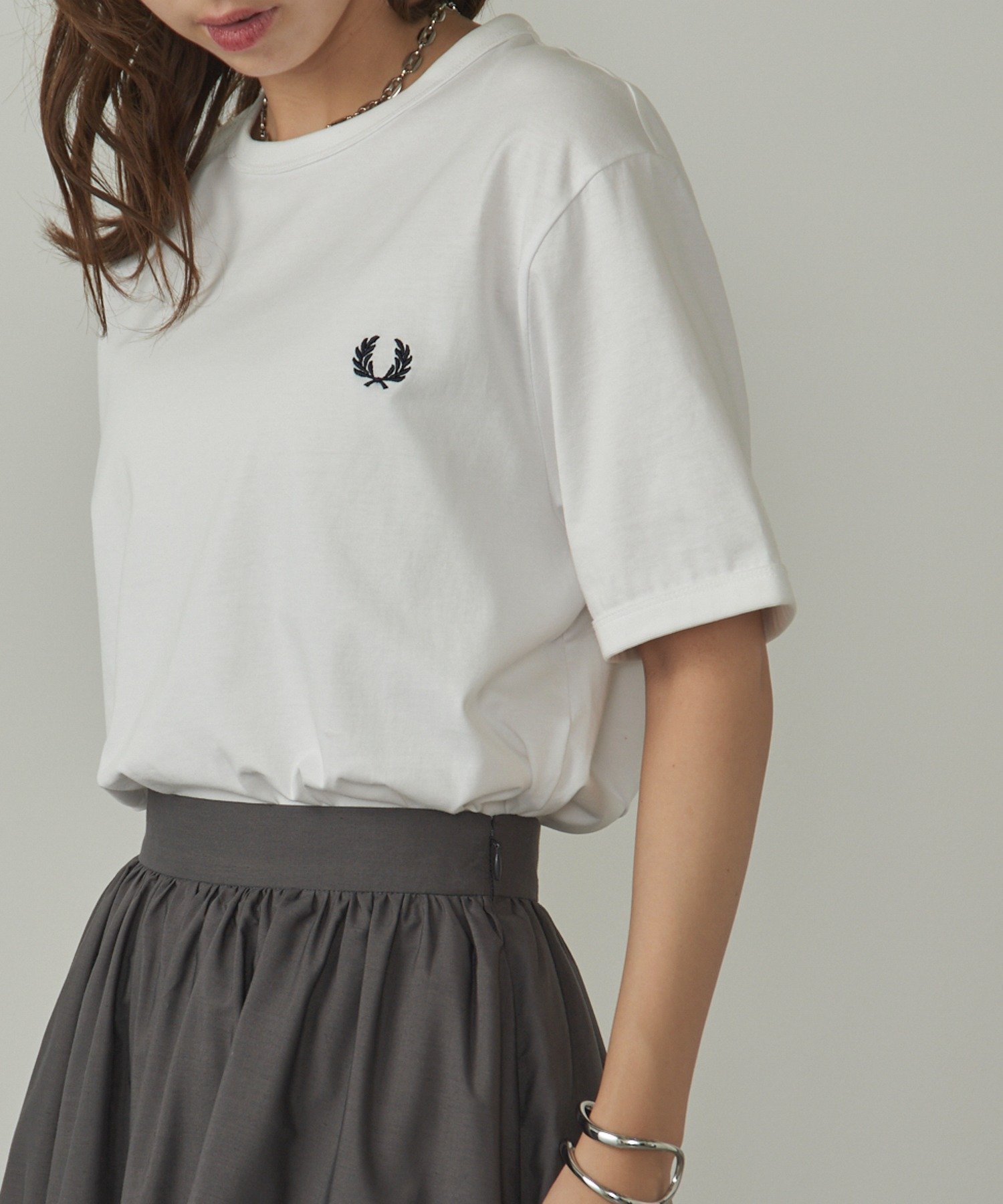 【その他のブランド/Other】のFRED PERRY/RINGER T-SHIRT M3519 インテリア・キッズ・メンズ・レディースファッション・服の通販 founy(ファニー) 　ファッション　Fashion　レディースファッション　Fashion for Women　トップス・カットソー　Cut & Sew Tops　シャツ・ブラウス・オフィスカジュアル　Elegant Blouses & Button-Ups　ロングTシャツ・Tシャツ　Longline T-Shirts & Tees　アクセサリー　Fashion Accessories　カーゴパンツ　Cargo Pants, Utility Pants　クラシカル　Classical, Vintage-Inspired　クラシック　Classic, Timeless Style　軽量　Lightweight, Ultra Light　サンダル　Sandals, Summer Shoes　シルバー　Silver, Metallic Silver　シンプル　Simple, Minimal　スタイリッシュ　Stylish, Fashionable　スニーカー　Sneakers, Trainers　スラックス　Slacks, Dress Pants　デニム　Denim, Jeans Material　トレンド　Trend, Trending Now　人気　Popular, Best Seller　ハーフ　Half, Half-Length　フォーマル　Formal, Dressy　ボトム　Bottoms, Lower Wear　ポロシャツ　Polo Shirt, Collared Tee　モッズコート　Mods Coat, Military Parka　ワンポイント　One Point, Statement Accent　再入荷　Restock / Back in Stock　おすすめ　Recommended / Our Picks　エレガント 上品　Elegant　WHT|ID: prp329100004538834 ipo3291000000032640618