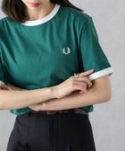【カセットチャート/Cassette Chart】のFRED PERRY/RINGER T-SHIRT M3519 GRN|ID: prp329100004538834 ipo3291000000033461437