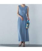 【ロートレ アモン/LAUTRE AMONT】の【WEB限定】ひやさらシワレスワンピース≪洗濯機で洗える≫ 人気、トレンドファッション・服の通販 founy(ファニー) ファッション Fashion レディースファッション WOMEN ワンピース Dress 洗える Washable シンプル Simple ジャケット Jacket ストール Stall ノースリーブ No Sleeve 夏 Summer 旅行 Travel エレガント 上品 Elegant thumbnail ブルー|ID: prp329100004538844 ipo3291000000032070929