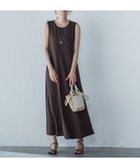 【ロートレ アモン/LAUTRE AMONT】の【WEB限定】ひやさらシワレスワンピース≪洗濯機で洗える≫ 人気、トレンドファッション・服の通販 founy(ファニー) ファッション Fashion レディースファッション WOMEN ワンピース Dress 洗える Washable シンプル Simple ジャケット Jacket ストール Stall ノースリーブ No Sleeve 夏 Summer 旅行 Travel エレガント 上品 Elegant thumbnail ブラウン|ID: prp329100004538844 ipo3291000000032070931