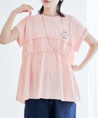 【コーエン/COEN】の布帛ドッキングコットンロゴプリントT SHERBET|ID: prp329100004538852 ipo3291000000032624269