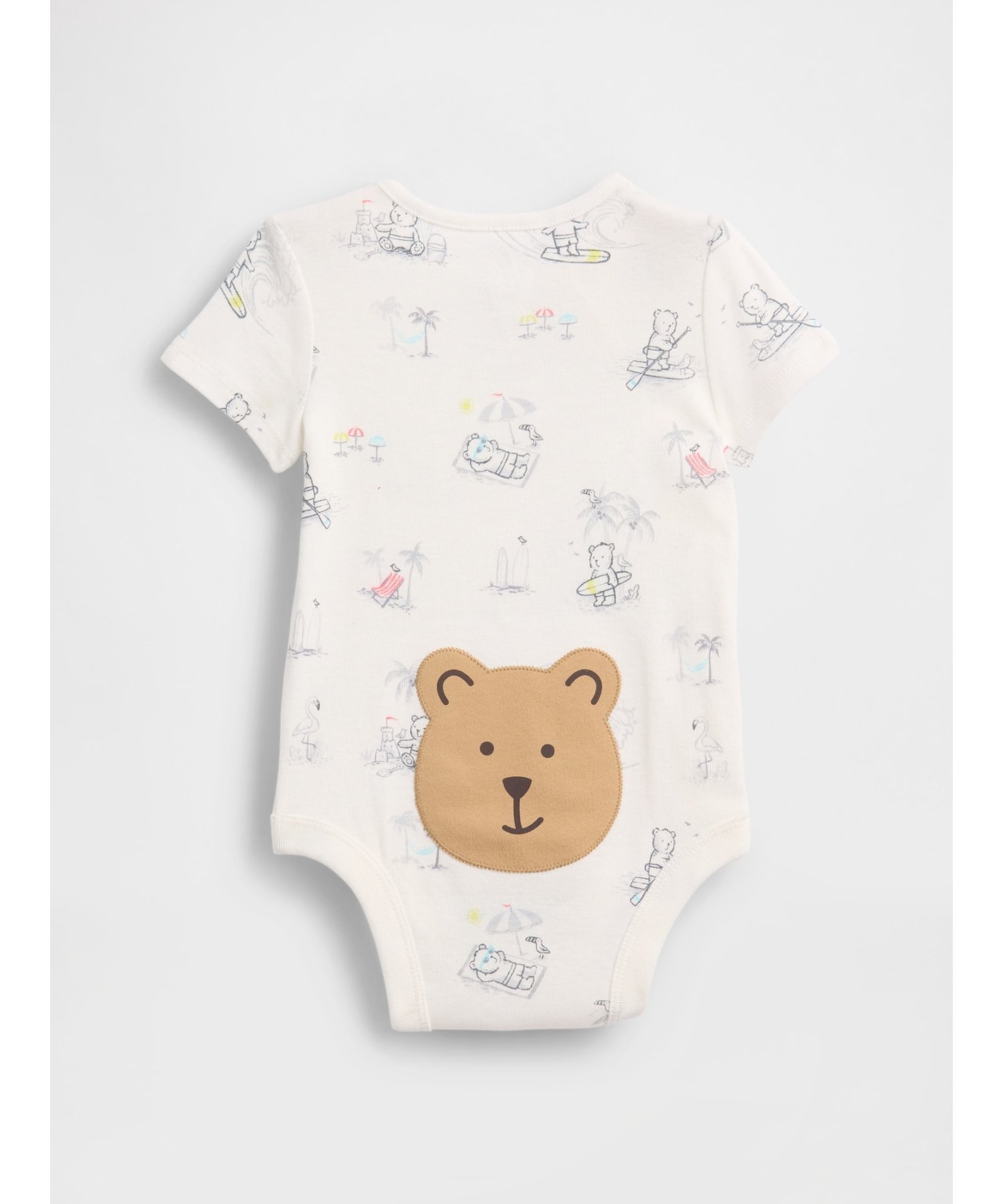 【ギャップ/GAP / KIDS】のブラナンベア ボディスーツ (ベビー) インテリア・キッズ・メンズ・レディースファッション・服の通販 founy(ファニー) 　ファッション　Fashion　キッズファッション　KIDS　グラフィック　Graphic　ストライプ　Stripe　スーツ　Suit　プリント　Print　ベビー　Baby　半袖　Short Sleeve　NEW_OFF_WHITE|ID: prp329100004538854 ipo3291000000032071055