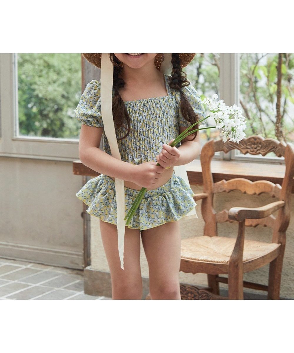 【リジェール/riziere / KIDS】のパフスリーブシャーリングセパレートスイムウェア 人気、トレンドファッション・服の通販 founy(ファニー) 　ファッション　Fashion　キッズファッション　KIDS　シャーリング　Shirring　スリーブ　Sleeve　フリル　Frills　 other-1|ID: prp329100004538856 ipo3291000000032071062