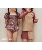 【リジェール/riziere / KIDS】のパフスリーブシャーリングセパレートスイムウェア 人気、トレンドファッション・服の通販 founy(ファニー) ファッション Fashion キッズファッション KIDS シャーリング Shirring スリーブ Sleeve フリル Frills thumbnail BROWN|ID: prp329100004538856 ipo3291000000032071064
