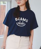 【ビームス ハート/BEAMS HEART】のスマイルロゴ Tシャツ(M~L) 人気、トレンドファッション・服の通販 founy(ファニー) ファッション Fashion レディースファッション Fashion for Women トップス・カットソー Cut & Sew Tops シャツ・ブラウス・オフィスカジュアル Elegant Blouses & Button-Ups ロングTシャツ・Tシャツ Longline T-Shirts & Tees おすすめ Recommended / Our Picks インナー Innerwear コンパクト Compact, Small Size シンプル Simple, Minimal ジャケット Jacket, Outerwear パーカー Hoodie, Parka 人気 Popular, Best Seller 定番 Standard, Basic Item thumbnail NAVY|ID: prp329100004538874 ipo3291000000033649349