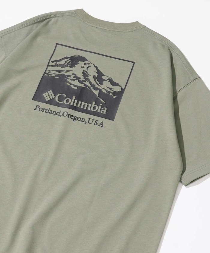 【その他のブランド/Other】のColumbia×FREAK S STORE / コロンビア 別注 インペリアルパーク バックプリント クルーネックTシャツ 【限定展開】 25SS インテリア・キッズ・メンズ・レディースファッション・服の通販 founy(ファニー) 　ファッション　Fashion　メンズファッション　Fashion for Men　アウトドア　Outdoor Clothing　インナー　Innerwear　カーゴパンツ　Cargo Pants, Utility Pants　グラフィック　Graphic, Graphic Design　吸水　Absorbent, Quick-Dry　シンプル　Simple, Minimal　デニム　Denim, Jeans Material　トレンド　Trend, Trending Now　定番　Standard, Basic Item　人気　Popular, Best Seller　バランス　Balance, Style Balance　ビッグ　Big, Oversized　フィット　Fit, Slim Fit　フロント　Front, Front Design　プリント　Print, Printed Pattern　ボトム　Bottoms, Lower Wear　別注　Limited Edition, Custom Order　リラックス　Relax, Relaxed Fit　ワンポイント　One Point, Statement Accent　S/S・春夏　SS, Spring/Summer, Warm Season　おすすめ　Recommended / Our Picks　夏　Summer　2025年　2025　2025春夏・S/S　Spring/Summer 2025 SS25　ベージュ-白黒プリント|ID: prp329100004538918 ipo3291000000032643713