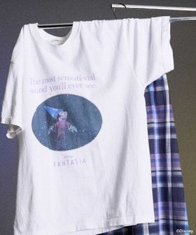 【フリークスストア/FREAK'S STORE】 【DISNEY FANTASIA】 箔フロントプリント Tシャツ/ディズニー/ファンタジア/ミッキーマウス 25SS人気、トレンドファッション・服の通販 founy(ファニー) ファッション Fashion レディースファッション WOMEN トップス・カットソー Tops/Tshirt シャツ/ブラウス Shirts/Blouses ロング / Tシャツ T-Shirts 2025年 2025 2025春夏・S/S Ss,Spring/Summer,2025 トレンド Trend フロント Front プリント Print 夏 Summer S/S・春夏 Ss・Spring/Summer |ID:prp329100004538953