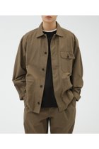 【マーガレット ハウエル/MARGARET HOWELL / MEN】のOVERDYE MELANGE COTTON LINEN 人気、トレンドファッション・服の通販 founy(ファニー) ファッション Fashion メンズファッション Fashion for Men おすすめ Recommended / Our Picks ジャケット Jacket, Outerwear セットアップ Set-Up, Coordinated Outfit フロント Front, Front Design ブルゾン Blouson, Bomber Jacket ポケット Pocket, Pocket Detail リネン Linen, Linen Fabric ワーク Workwear, Utility Style ヴィンテージ Vintage Style thumbnail BROWN|ID: prp329100004538976 ipo3291000000033509564