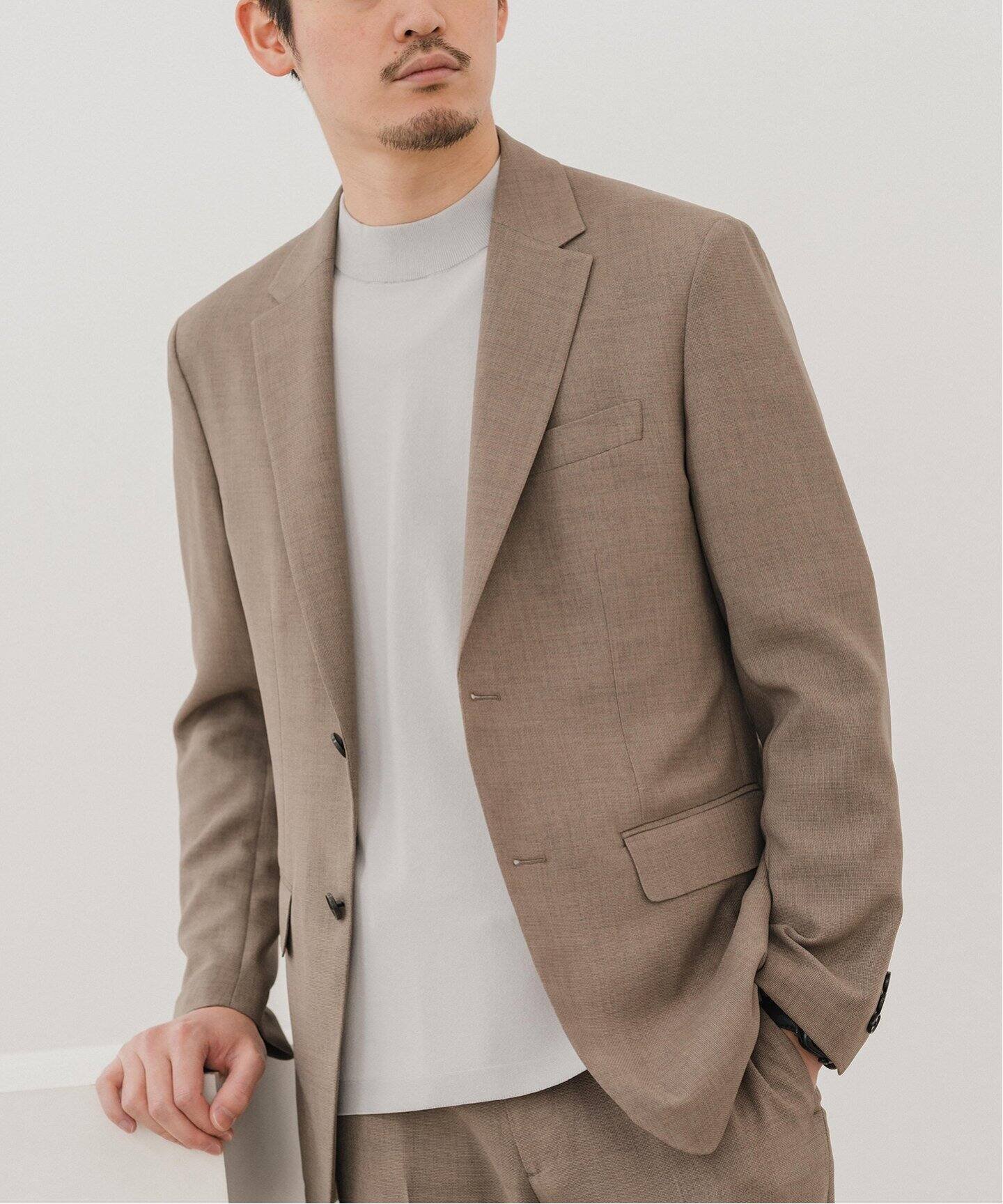 【エディフィス/EDIFICE / MEN】の吸汗 速乾機能 EVALET メッシュ 2ボタン ジャケット【セットアップ可】 インテリア・キッズ・メンズ・レディースファッション・服の通販 founy(ファニー) 　ファッション　Fashion　メンズファッション　MEN　セットアップ　Setup/Men　おすすめ　Recommend　ジャケット　Jacket　セットアップ　Set Up　バランス　Balance　ポケット　Pocket　メッシュ　Mesh　ワーク　Work　吸水　Water Absorption　夏　Summer　ベージュ|ID: prp329100004539014 ipo3291000000032136824