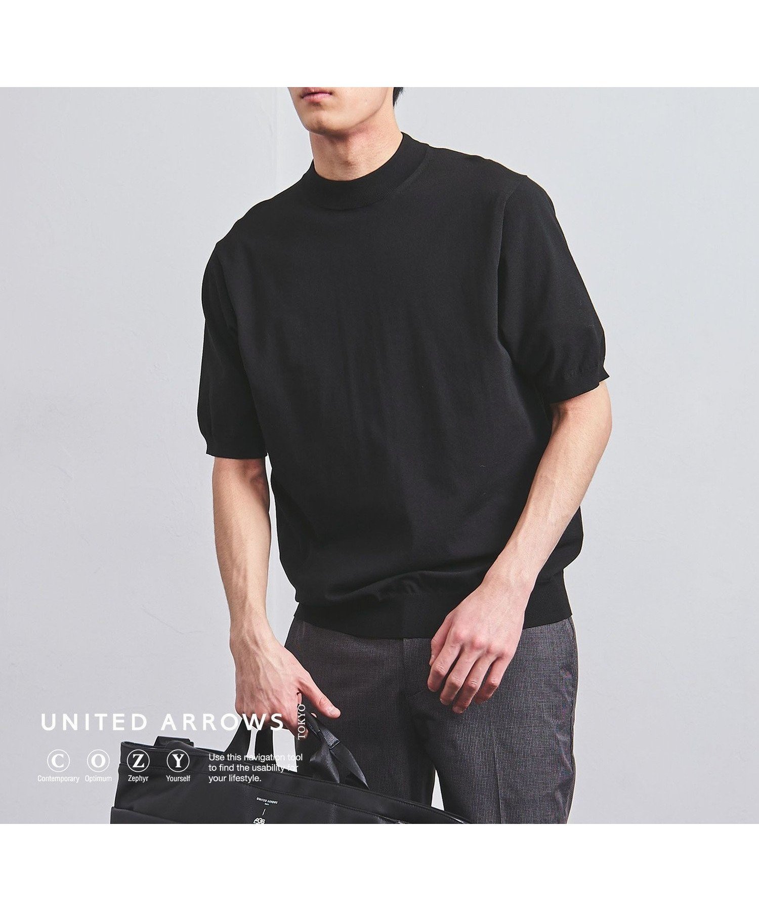 【その他のブランド/Other】のコットン/ポリエステル モックネックニット COZY -ウォッシャブル・抗菌防臭- インテリア・キッズ・メンズ・レディースファッション・服の通販 founy(ファニー) 　ファッション　Fashion　メンズファッション　MEN　インナー　Inner　抗菌　Antibacterial　軽量　Lightweight　ジャケット　Jacket　ストレッチ　Stretch　スラックス　Slacks　セットアップ　Set Up　デニム　Denim　定番　Standard　モックネック　Mock Neck　おすすめ　Recommend　ビジネス 仕事 通勤　Business　BLACK|ID: prp329100004539032 ipo3291000000032148249