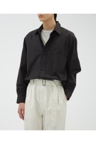 【マーガレット ハウエル/MARGARET HOWELL / MEN】のWASHED COTTON POPLIN BLACK|ID: prp329100004539054 ipo3291000000033340537
