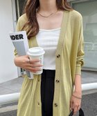 【その他のブランド/Other】のオーバーサイズ シアー ニット カーディガン 人気、トレンドファッション・服の通販 founy(ファニー) ファッション Fashion レディースファッション WOMEN トップス・カットソー Tops/Tshirt ニット Knit Tops カーディガン Cardigans おすすめ Recommend カーディガン Cardigan シアー Sheer バランス Balance ベーシック Basic ボトム Bottom 長袖 Long Sleeve thumbnail オリーブグリーン|ID: prp329100004539062 ipo3291000000032072209
