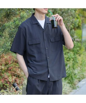 【グローバルワーク/GLOBAL WORK / MEN】の爽快DRYタッチシャツ/一部店舗限定/324960 人気、トレンドファッション・服の通販 founy(ファニー) ファッション Fashion メンズファッション MEN おすすめ Recommend セットアップ Set Up フラップ Flap ボックス Box ポケット Pocket リネン Linen 吸水 Water Absorption 夏 Summer |ID:prp329100004539063