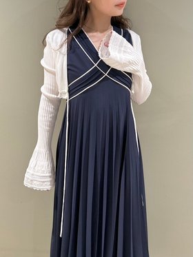 【リリーブラウン/Lily Brown】のフレアスリーブ2wayボレロカーディガン 人気、トレンドファッション・服の通販 founy(ファニー) ファッション Fashion レディースファッション WOMEN トップス・カットソー Tops/Tshirt カーディガン Cardigans エレガント 上品 Elegant カーディガン Cardigan キャミワンピース Cami Dress コンパクト Compact スリーブ Sleeve タンク Tank フレア Flare ボレロ Bolero |ID:prp329100004539086