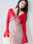 【リリーブラウン/Lily Brown】のフレアスリーブ2wayボレロカーディガン 人気、トレンドファッション・服の通販 founy(ファニー) ファッション Fashion レディースファッション WOMEN トップス・カットソー Tops/Tshirt カーディガン Cardigans エレガント 上品 Elegant カーディガン Cardigan キャミワンピース Cami Dress コンパクト Compact スリーブ Sleeve タンク Tank フレア Flare ボレロ Bolero thumbnail RED[046]|ID: prp329100004539086 ipo3291000000032072316