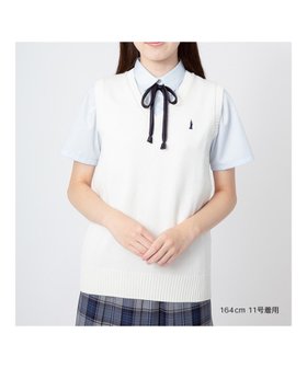 【イーストボーイ/EASTBOY】のベスト COOLMAX 夏用 スクール ニット 制服 通学 中学生 高校生 人気、トレンドファッション・服の通販 founy(ファニー) ファッション Fashion レディースファッション WOMEN アウター Coat Outerwear トップス・カットソー Tops/Tshirt ニット Knit Tops ベスト/ジレ Gilets/Vests インナー Inner バランス Balance ベスト Vest ポケット Pocket リボン Ribbon おすすめ Recommend 夏 Summer |ID:prp329100004539097