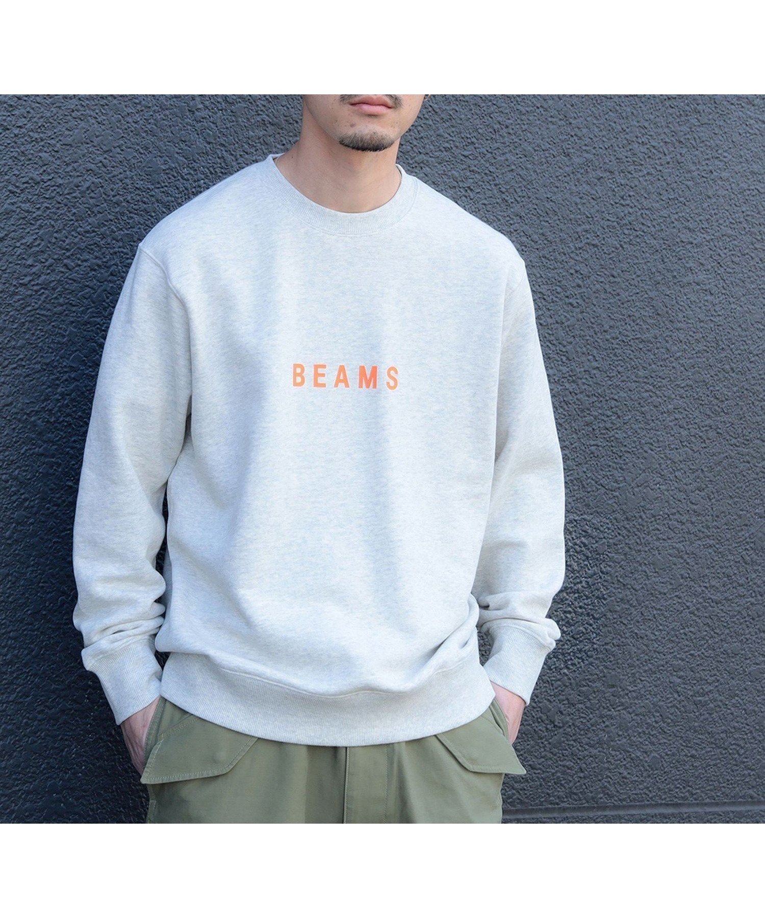 【ビームス/BEAMS / MEN】のBEAMS ロゴ スウェット 25SS インテリア・キッズ・メンズ・レディースファッション・服の通販 founy(ファニー) 　ファッション　Fashion　メンズファッション　MEN　2025年　2025　2025春夏・S/S　Ss,Spring/Summer,2025　おすすめ　Recommend　キャラクター　Character　シンプル　Simple　スウェット　Sweat　フィット　Fit　フロント　Front　プリント　Print　ベーシック　Basic　人気　Popularity　OATMEAL|ID: prp329100004539120 ipo3291000000032072491
