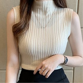 【ミニミニストア/miniministore】のサマーニット ハイネック レディース 人気、トレンドファッション・服の通販 founy(ファニー) ファッション Fashion レディースファッション Fashion for Women トップス・カットソー Cut & Sew Tops ニット Knit Tops & Sweaters アクリル Acrylic Material イエロー Yellow サマー Summer, Summer Style シンプル Simple, Minimal タンク Tank Top, Sleeveless Top ノースリーブ Sleeveless, No-Sleeve ハイネック High Neck, Mock Neck フィット Fit, Slim Fit ベーシック Basic, Essential リブニット Rib Knit, Ribbed Knit 夏 Summer 春 Spring S/S・春夏 SS, Spring/Summer, Warm Season 無地 Plain, Solid Color |ID:prp329100004539127