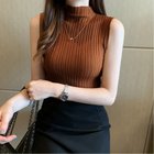 【ミニミニストア/miniministore】のサマーニット ハイネック レディース 人気、トレンドファッション・服の通販 founy(ファニー) ファッション Fashion レディースファッション Fashion for Women トップス・カットソー Cut & Sew Tops ニット Knit Tops & Sweaters アクリル Acrylic Material イエロー Yellow サマー Summer, Summer Style シンプル Simple, Minimal タンク Tank Top, Sleeveless Top ノースリーブ Sleeveless, No-Sleeve ハイネック High Neck, Mock Neck フィット Fit, Slim Fit ベーシック Basic, Essential リブニット Rib Knit, Ribbed Knit 夏 Summer 春 Spring S/S・春夏 SS, Spring/Summer, Warm Season 無地 Plain, Solid Color thumbnail キャメルブラウン|ID: prp329100004539127 ipo3291000000033137208