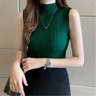 【ミニミニストア/miniministore】のサマーニット ハイネック レディース 人気、トレンドファッション・服の通販 founy(ファニー) ファッション Fashion レディースファッション Fashion for Women トップス・カットソー Cut & Sew Tops ニット Knit Tops & Sweaters アクリル Acrylic Material イエロー Yellow サマー Summer, Summer Style シンプル Simple, Minimal タンク Tank Top, Sleeveless Top ノースリーブ Sleeveless, No-Sleeve ハイネック High Neck, Mock Neck フィット Fit, Slim Fit ベーシック Basic, Essential リブニット Rib Knit, Ribbed Knit 夏 Summer 春 Spring S/S・春夏 SS, Spring/Summer, Warm Season 無地 Plain, Solid Color thumbnail ダークグリーン|ID: prp329100004539127 ipo3291000000033137212